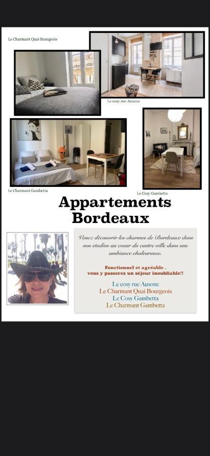 Le Charmant Quai Bourgeois Bordeaux Eksteriør billede